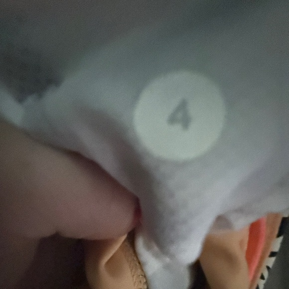 Lululemon Speed Track Short 6” - Black White / Miss Mosaic White - Picture 5 of 5